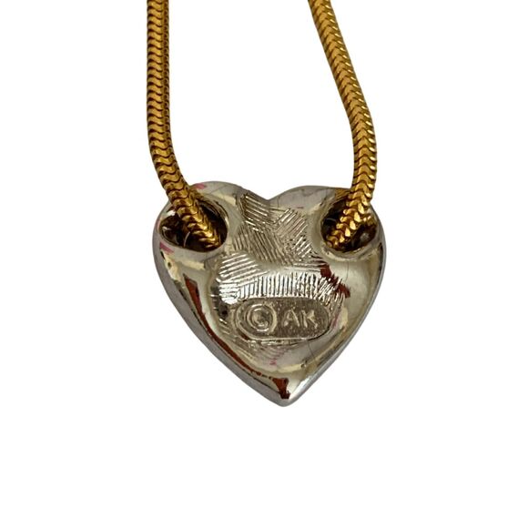Anne Klein Heart Necklace - Picture 3 of 6
